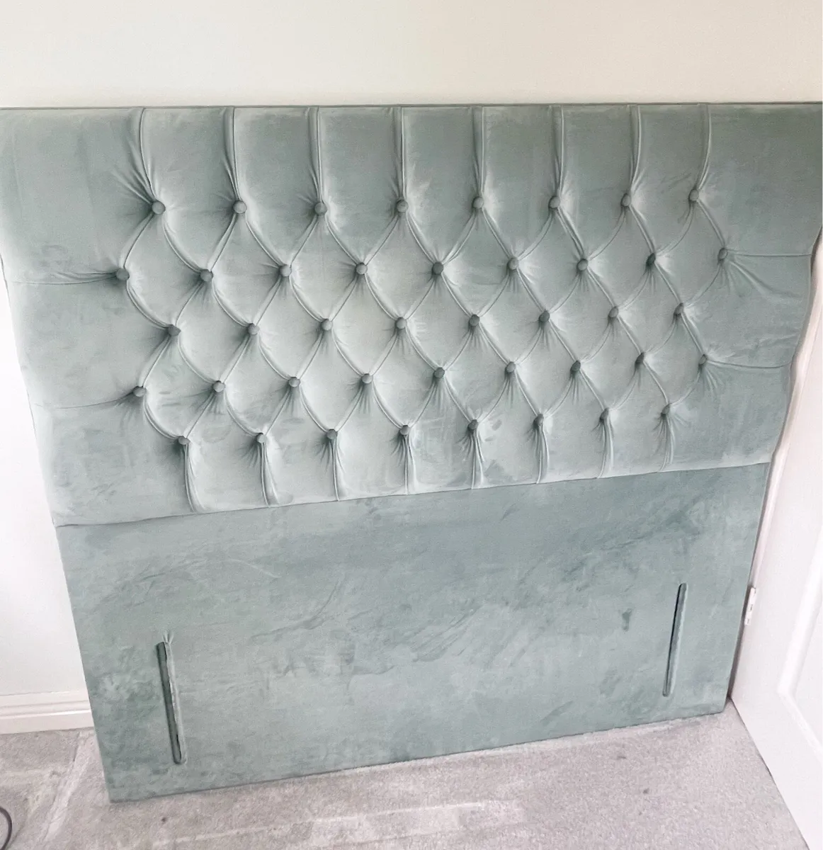 Double bed and headboard - Image 2