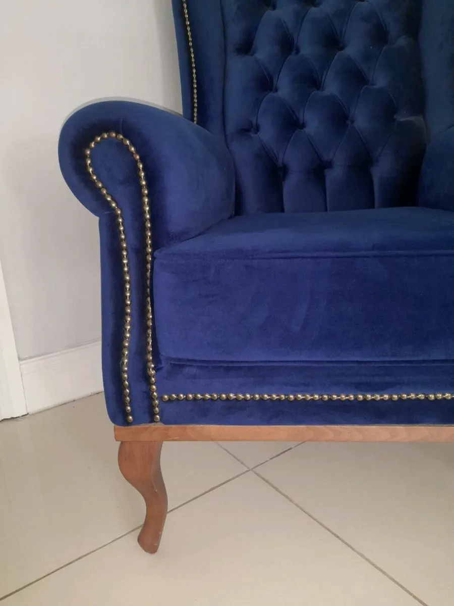 200 euros Royal Navy Armchair with Oak - Image 2