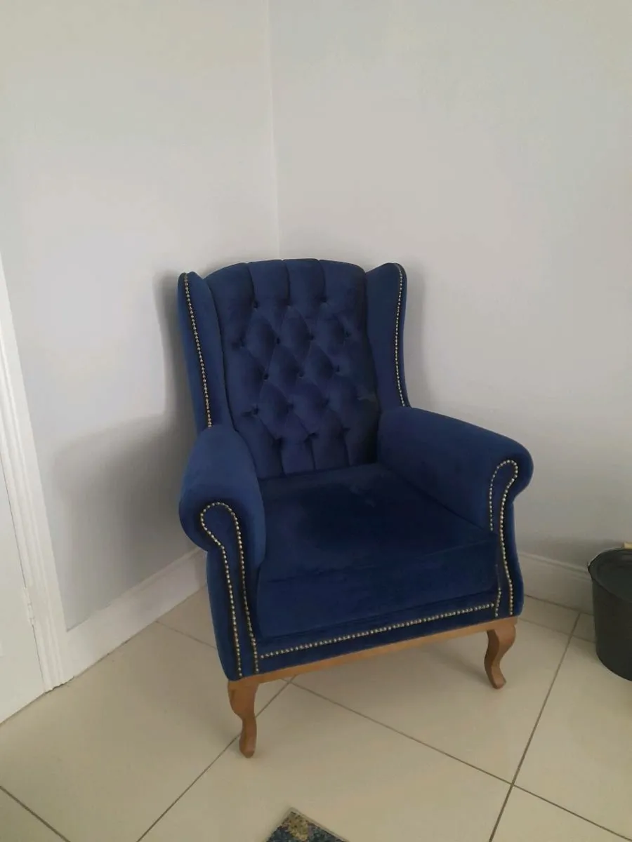 200 euros Royal Navy Armchair with Oak - Image 3