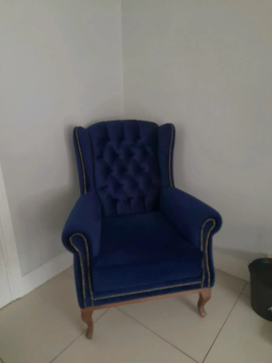 200 euros Royal Navy Armchair with Oak - Image 4