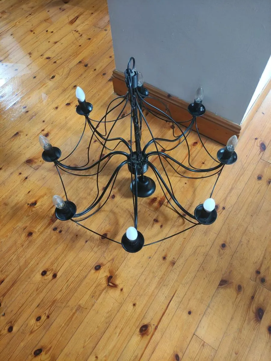 Large wrought iron light