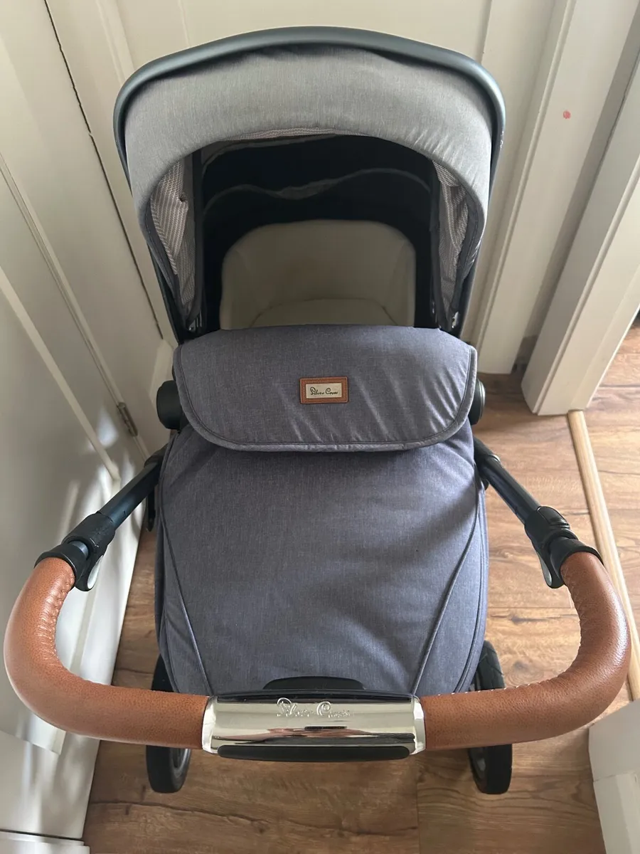 Special Edition Silver Cross Bassinet and Pram - Image 1