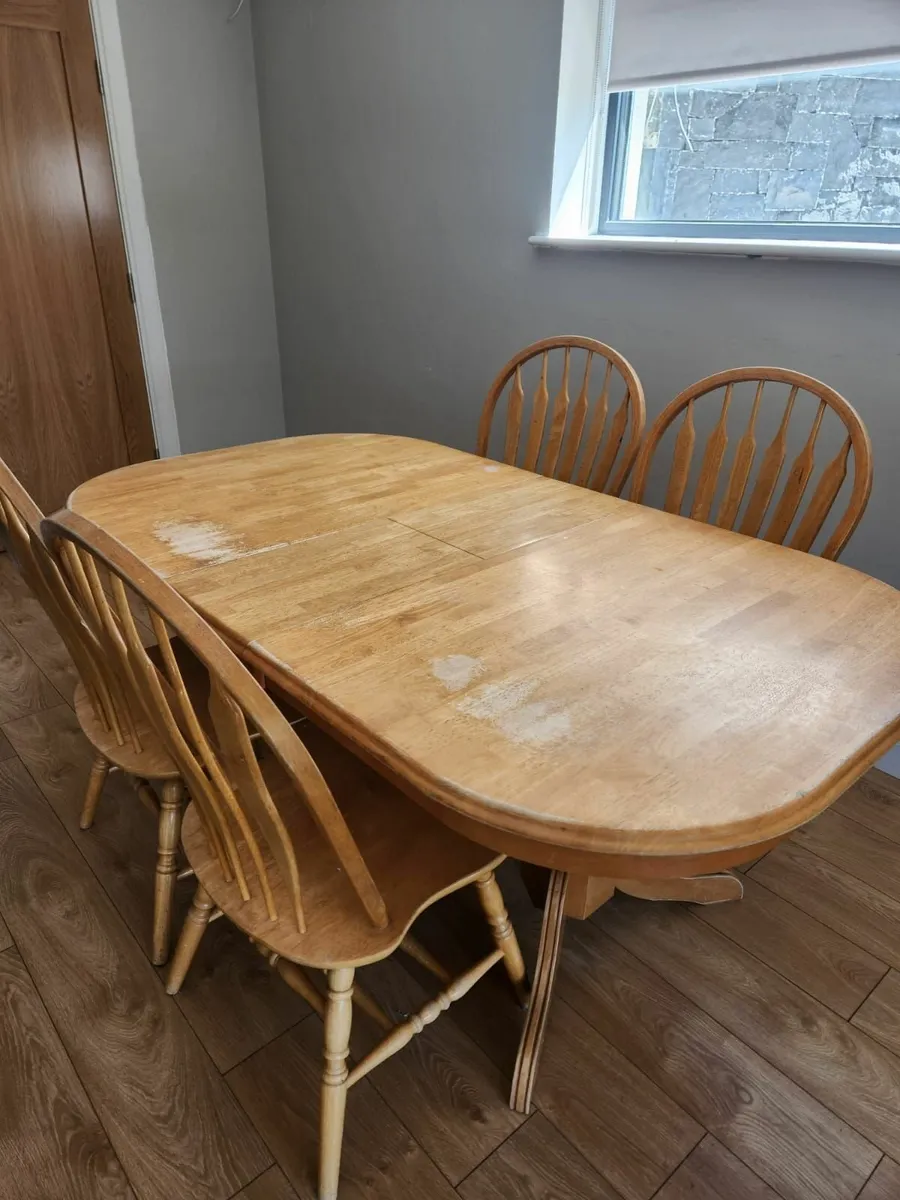 Dining table and chairs - Image 2