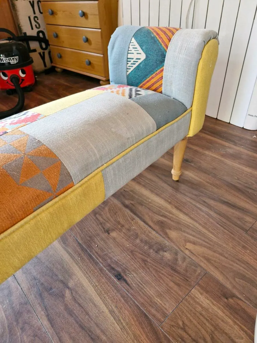 Child's patchwork bench - Image 3