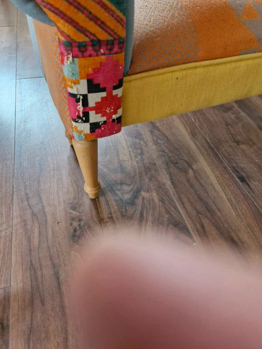 Child's patchwork bench - Image 4