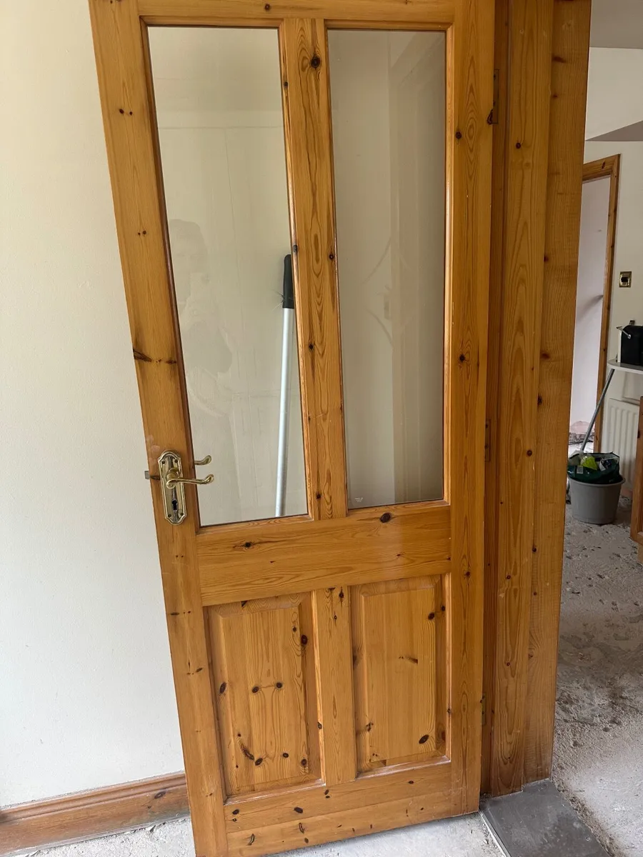 🪵 Solid Pine Doors + Frames: With & Without Glass - Image 2