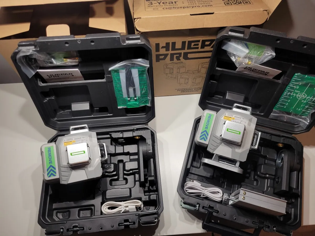 Trade rated PRO-series Huepar Laser Level 3D 4D - Image 2