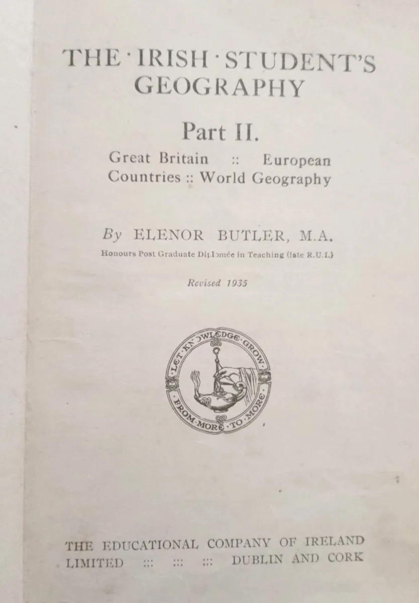 Three Old English and Geography Books - Image 4