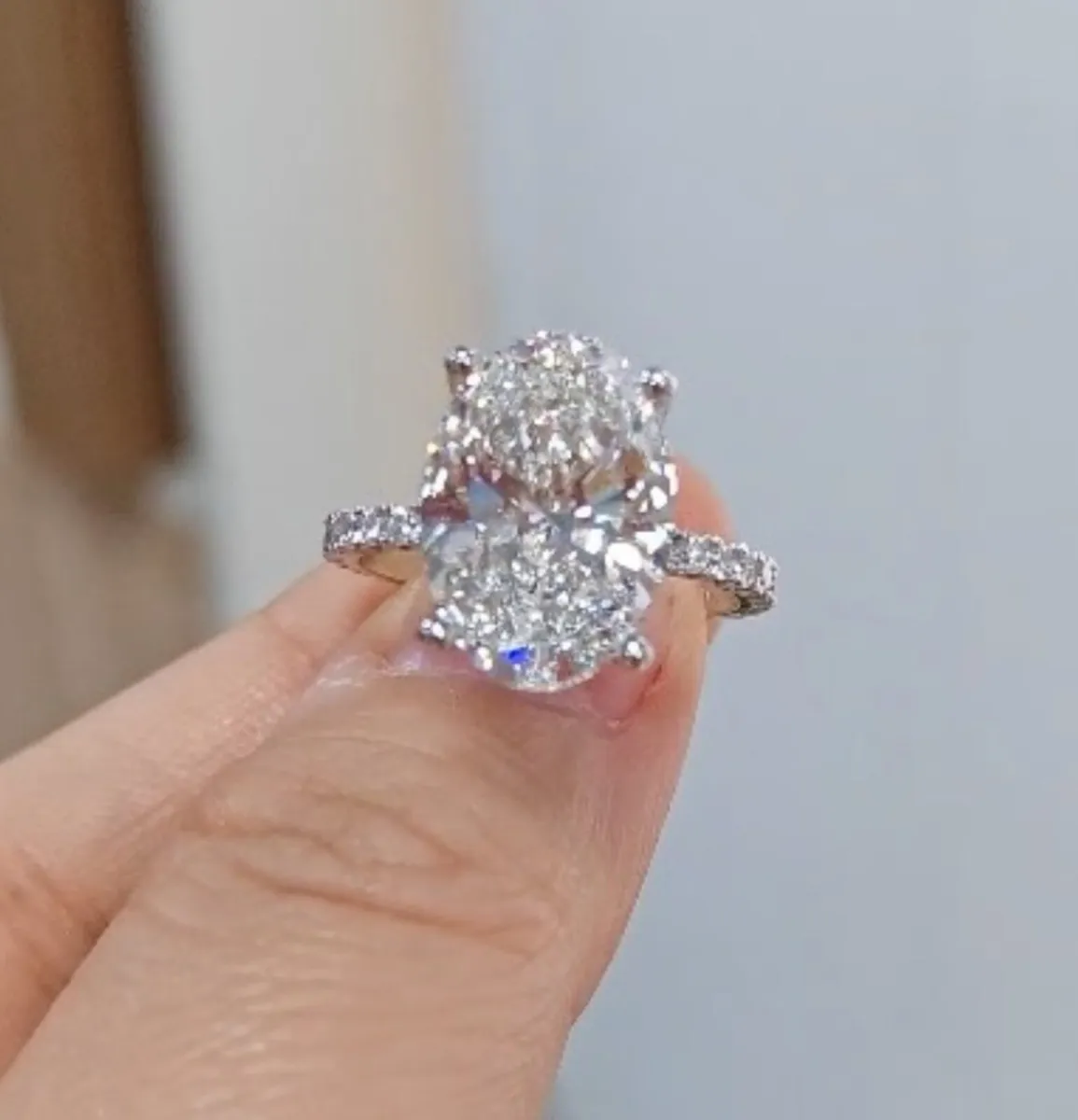 Diamond Ring 14k white gold - Image 3