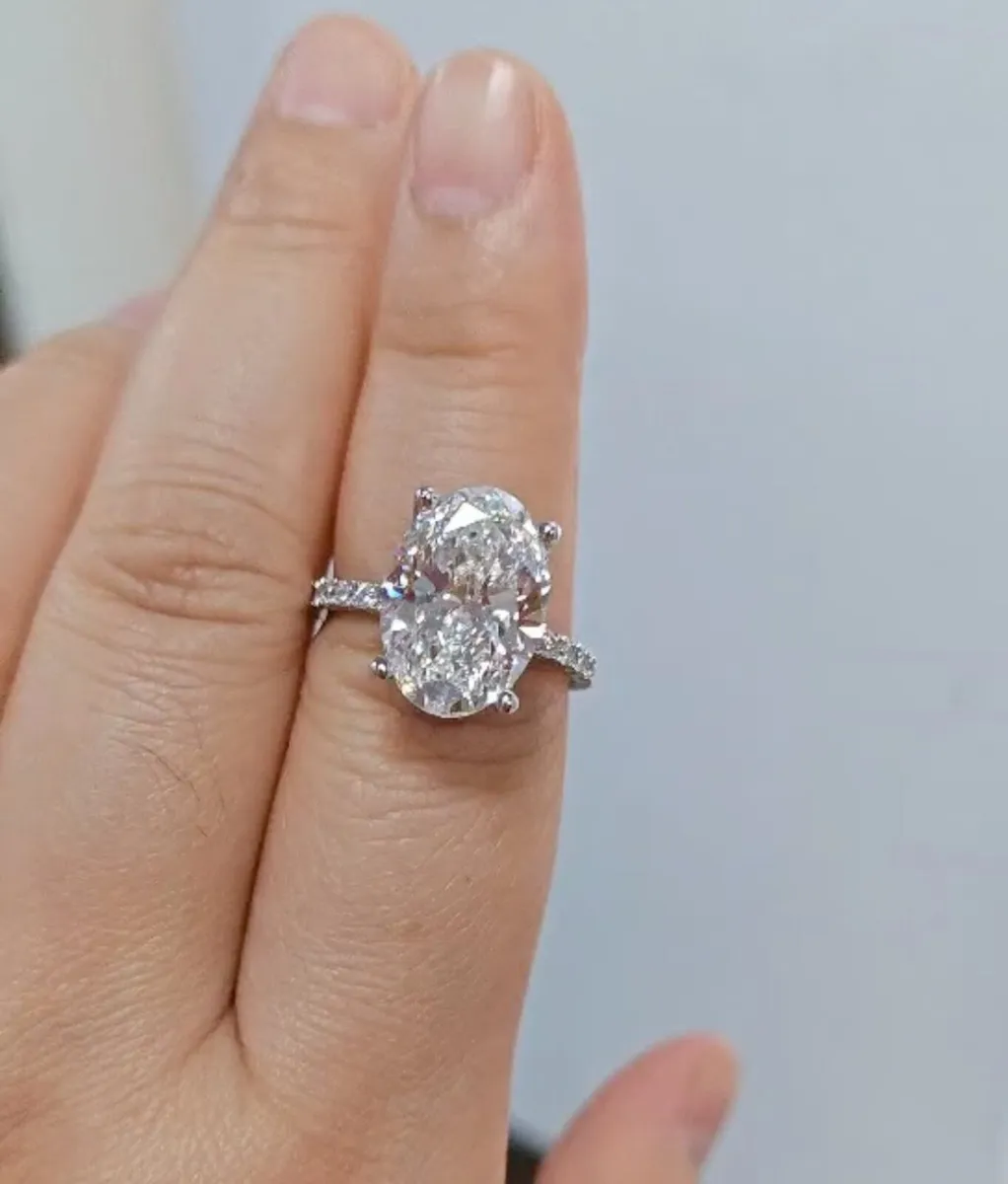 Diamond Ring 14k white gold - Image 4