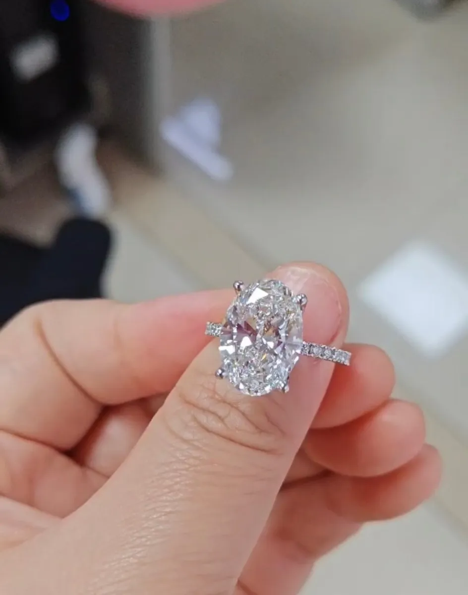 Diamond Ring 14k white gold - Image 2