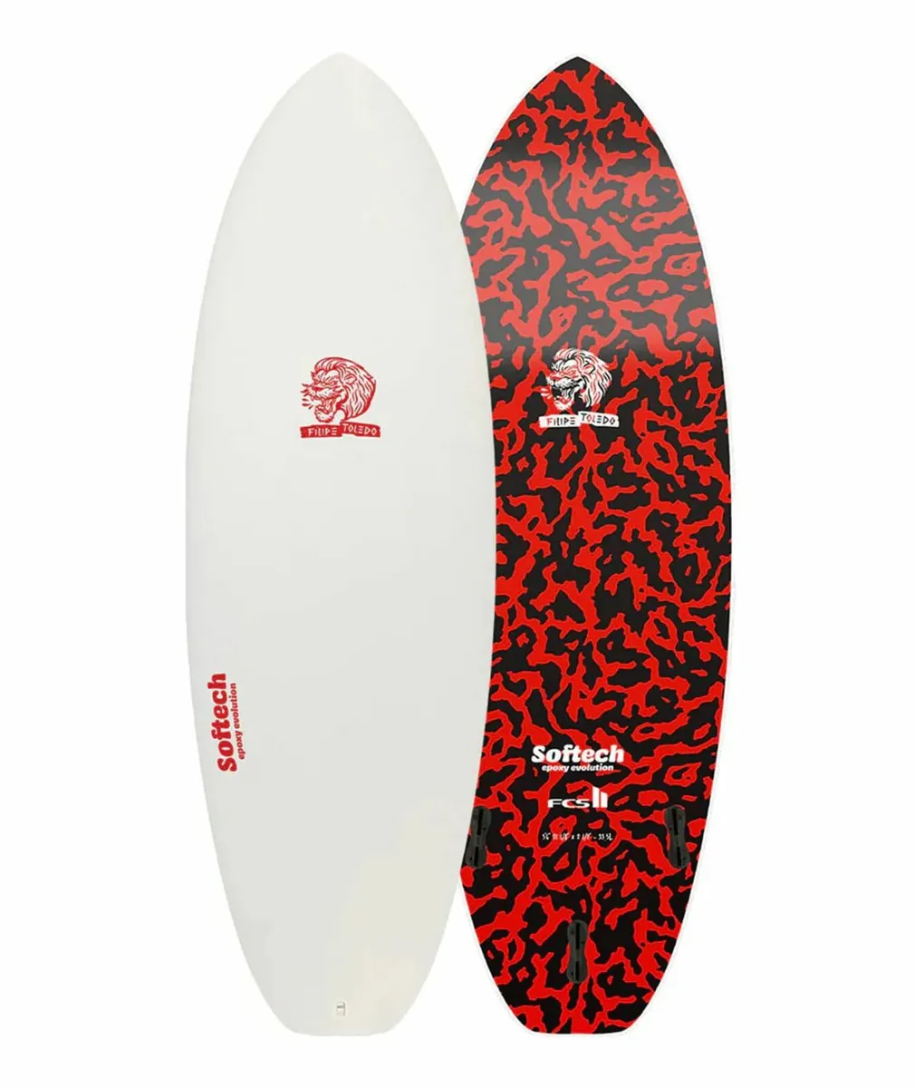 Softech Toledo Signature Black Blood 5'6 Softboard - Image 1