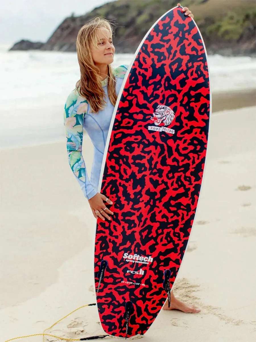 Softech Toledo Signature Black Blood 5'6 Softboard - Image 4