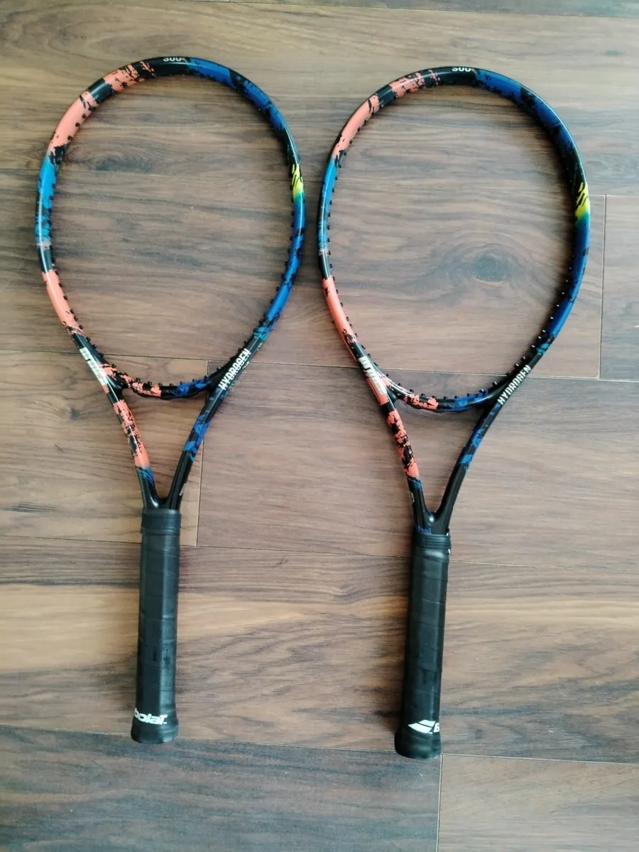 Pair of Prince hydrogen tennis rackets for sale - Image 1