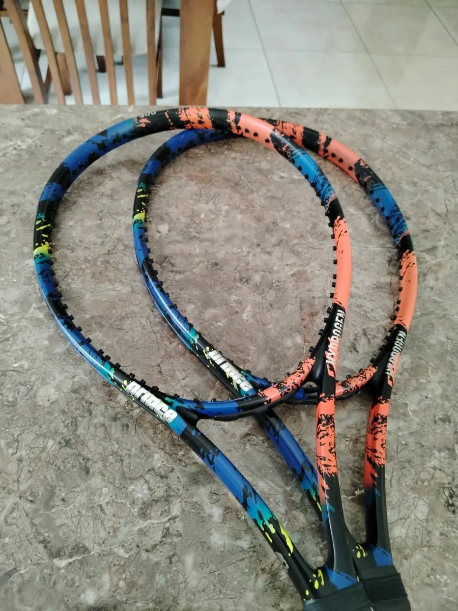 Pair of Prince hydrogen tennis rackets for sale - Image 4