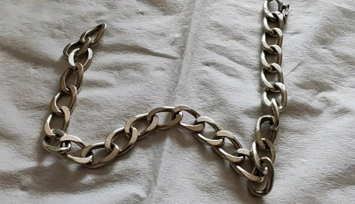 Gents silver bracelet - Image 3