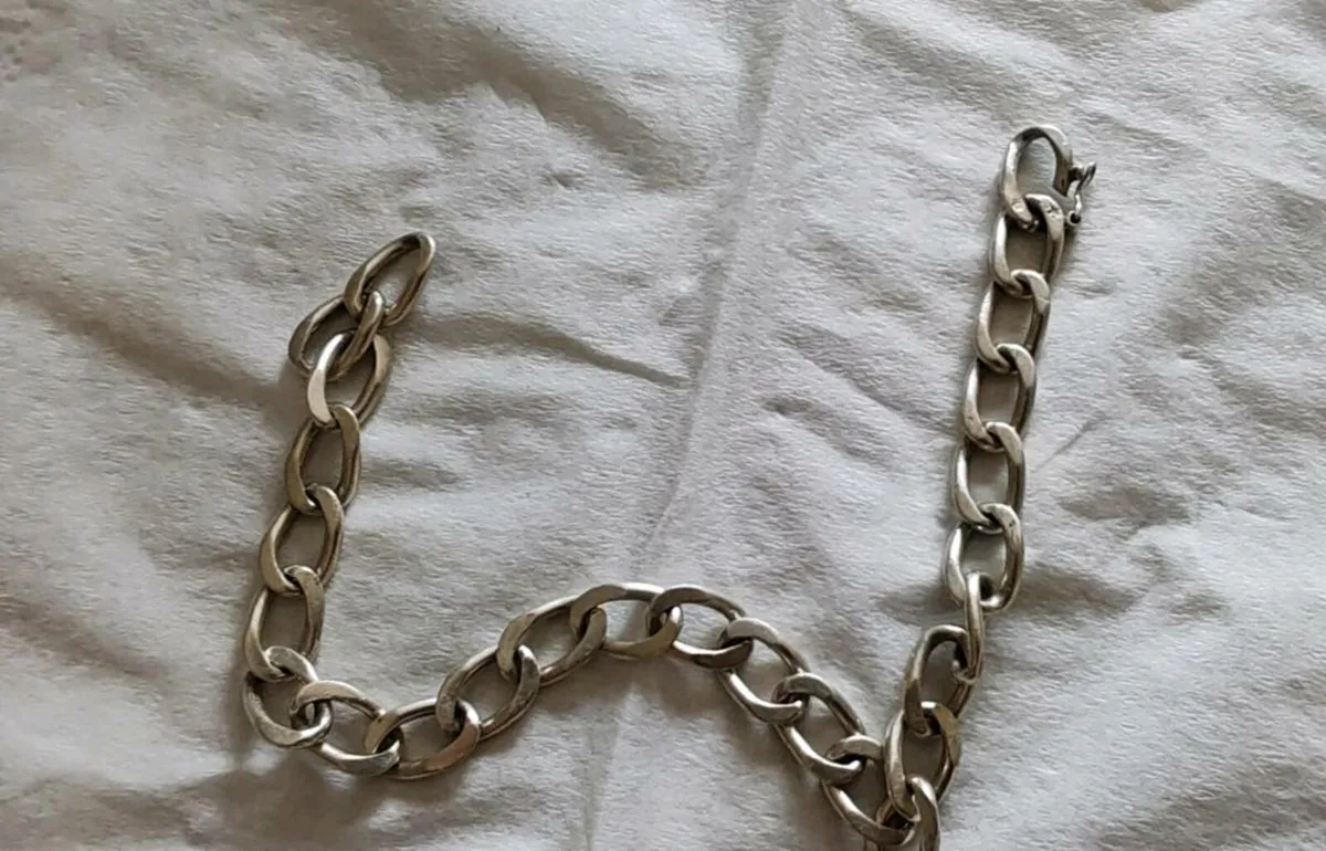 Gents silver bracelet - Image 1