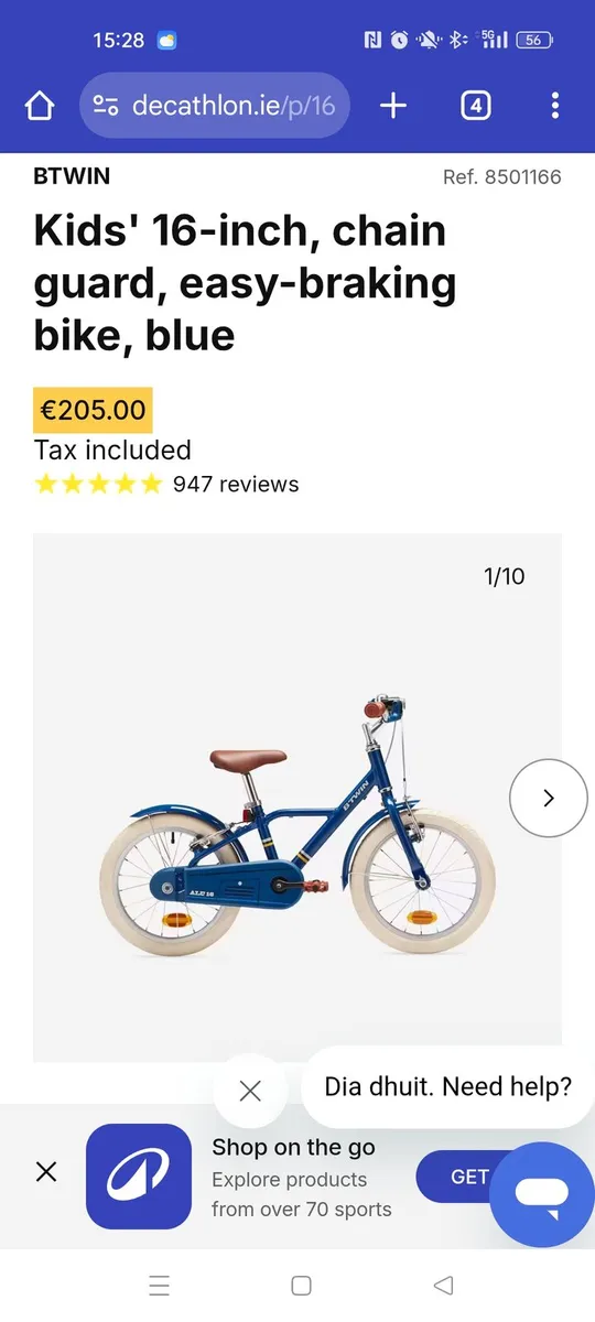 Kids 16 inch Bike - Image 3