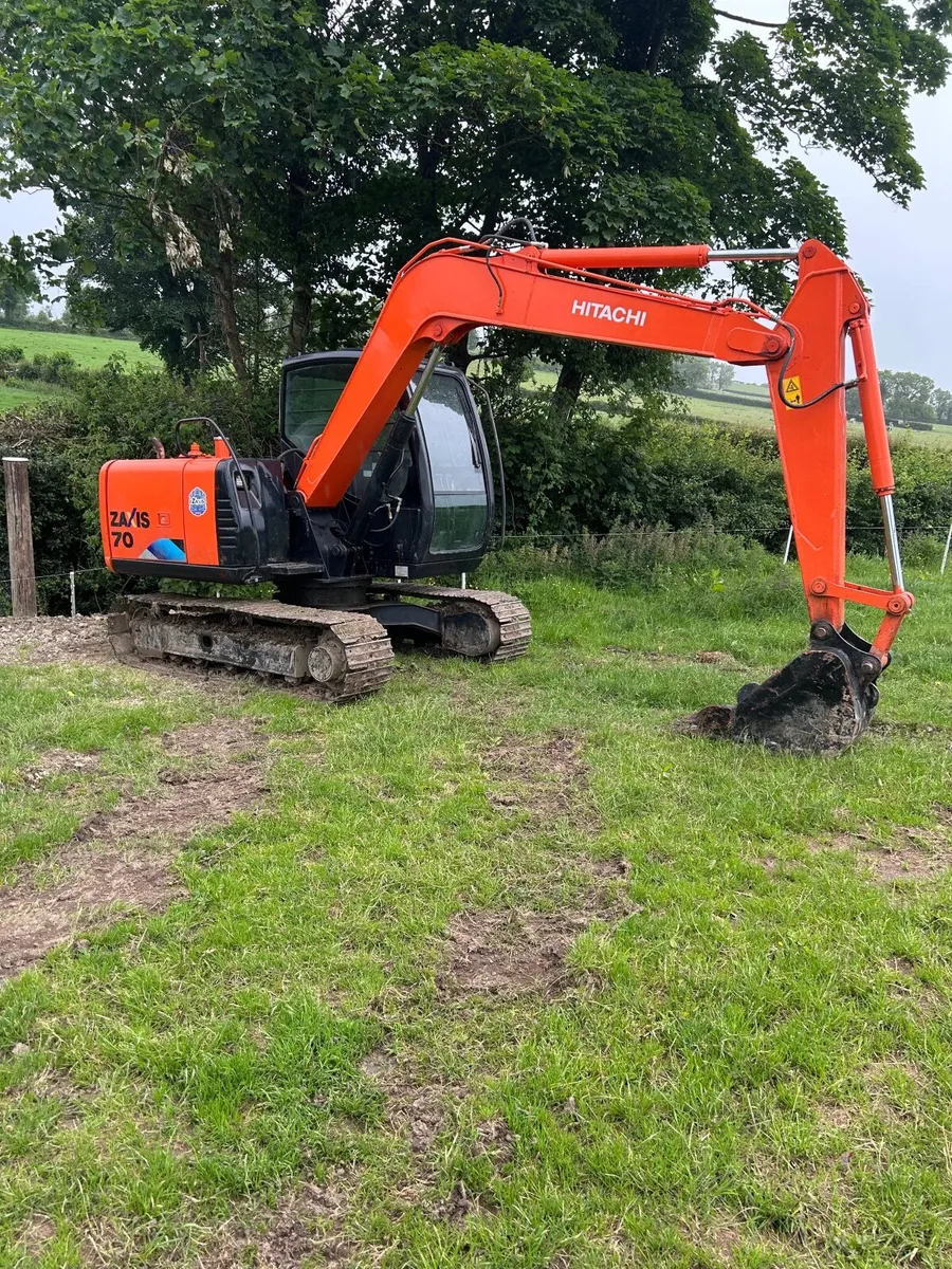 Hitachi zaxis 70 excavator - Image 1