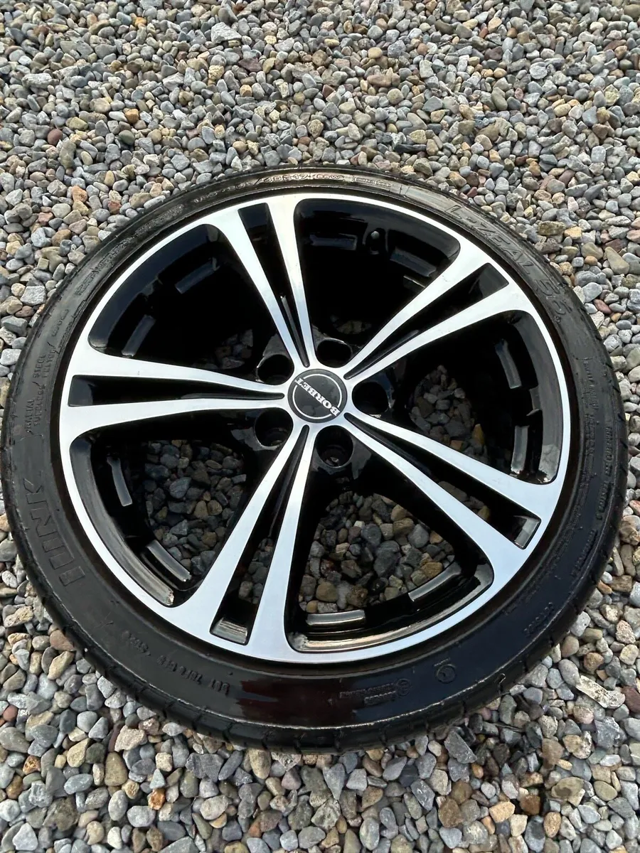 Set of 4, 5x100 Borbet Alloys (look brand new)17” - Image 1