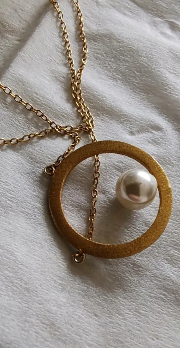 Gold plated sterling silver pendant - Image 2