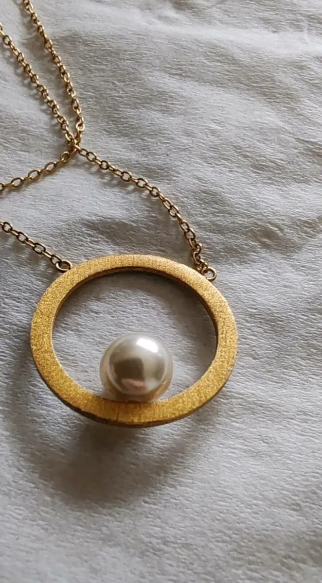 Gold plated sterling silver pendant - Image 3