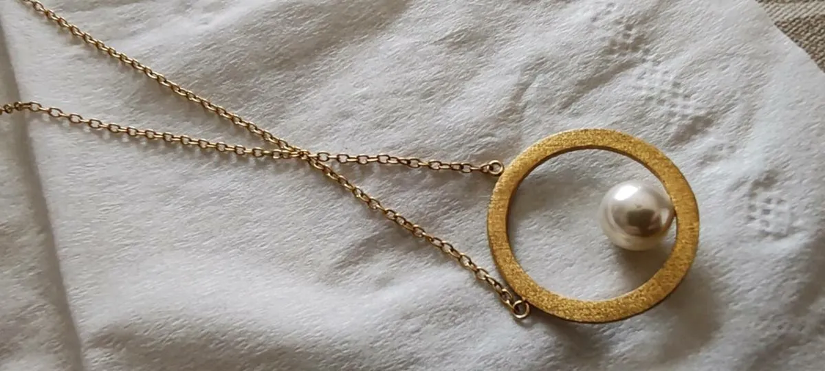Gold plated sterling silver pendant - Image 4