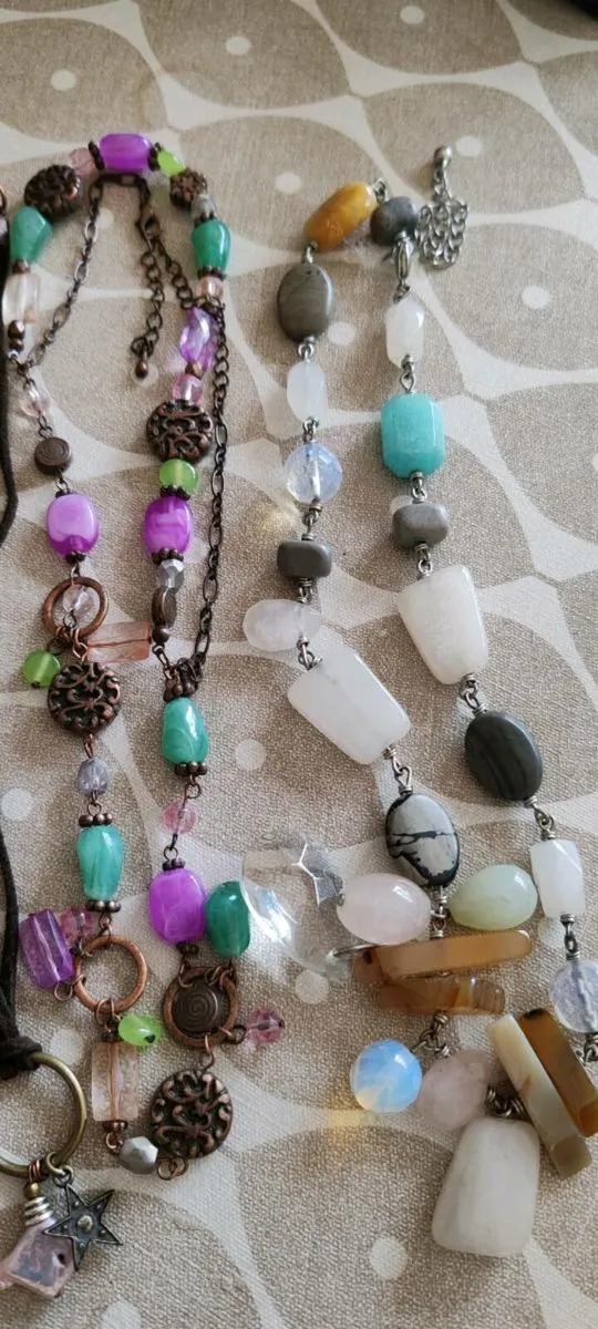 Retro beaded necklace - Image 3