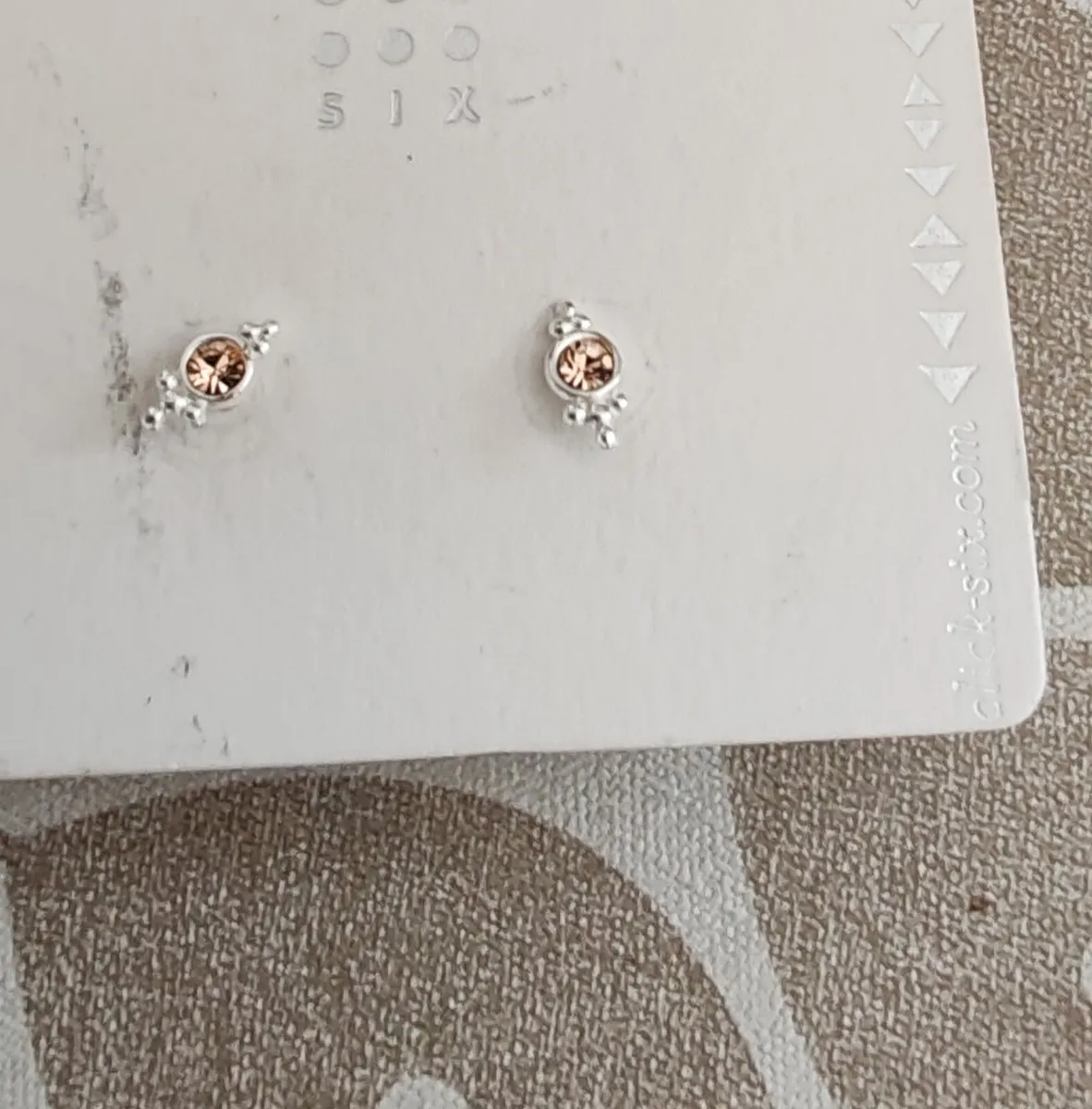 5 pr sterling silver stud earrings - Image 4