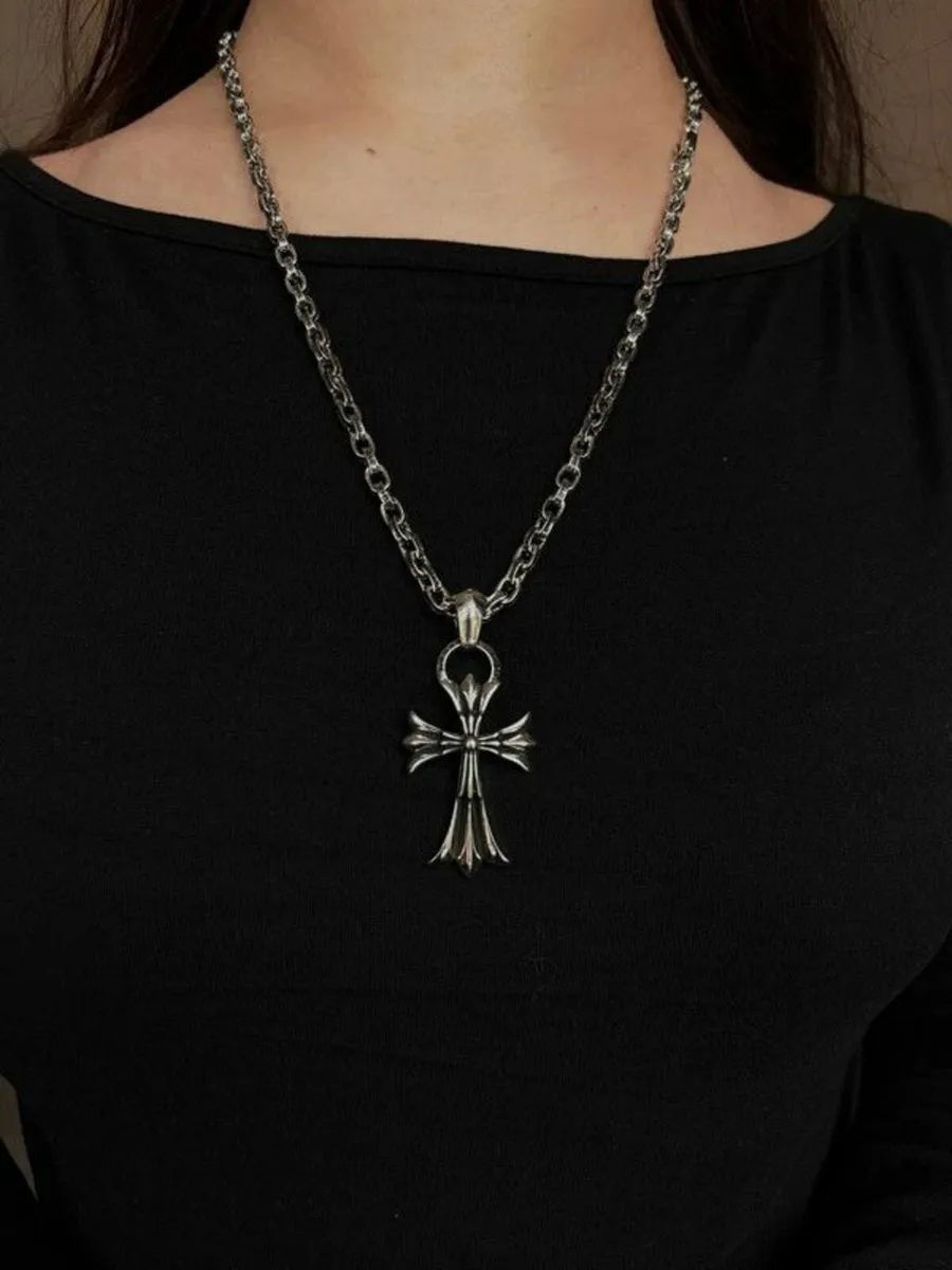 Chrome Hearts Cross Necklace - Image 3