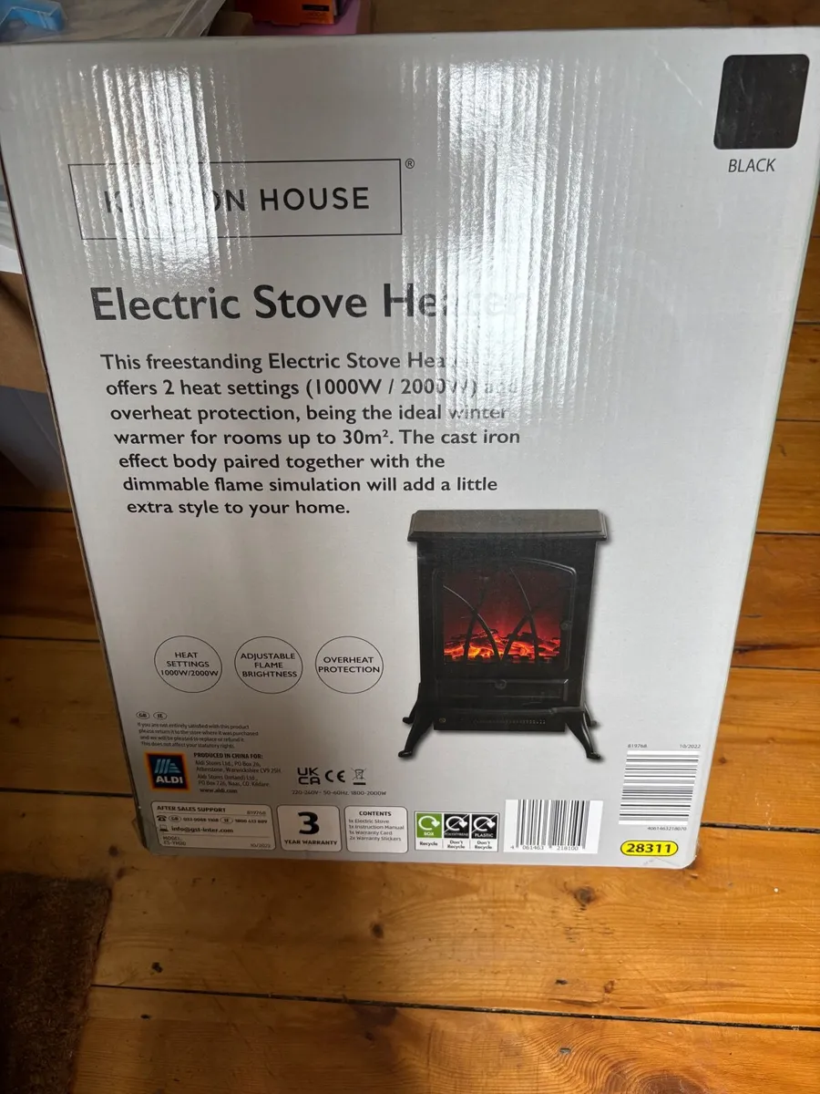 Electric heater  with flame effect - Image 2