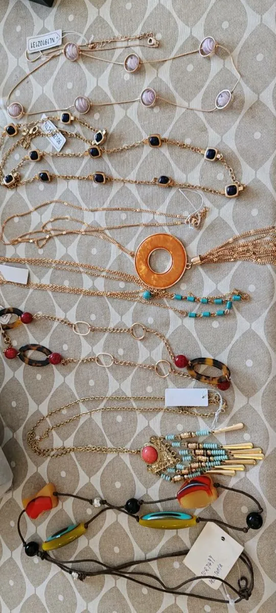 7 assorted necklaces and pendants - Image 1