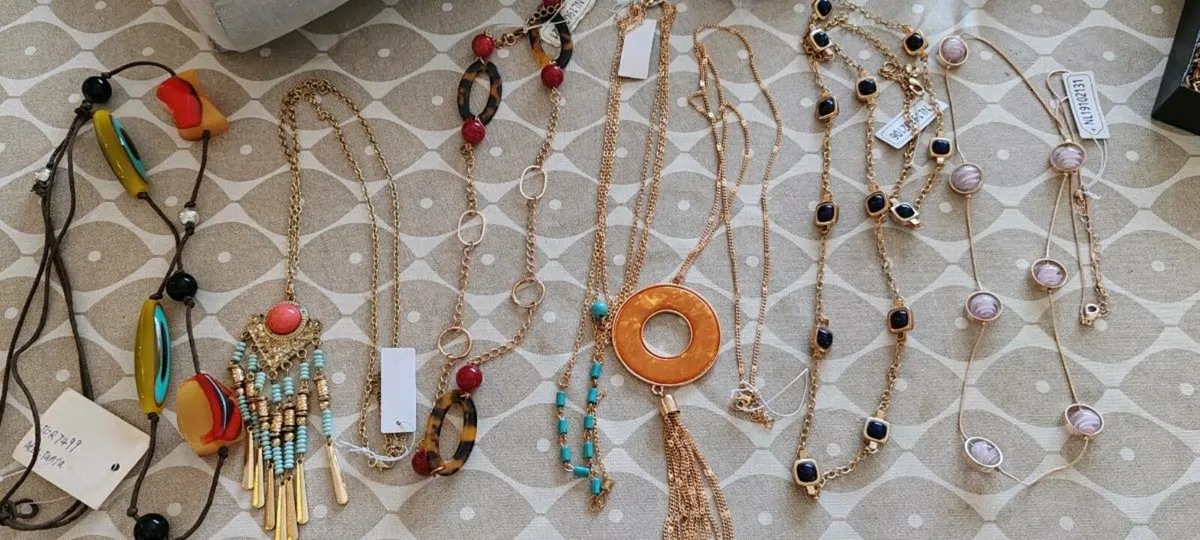 7 assorted necklaces and pendants - Image 2
