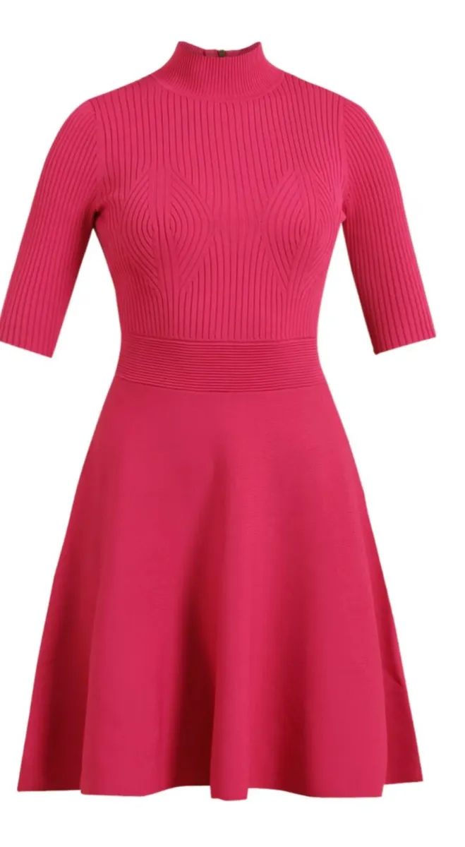 Ted Baker Pink Skater Dress - Image 2