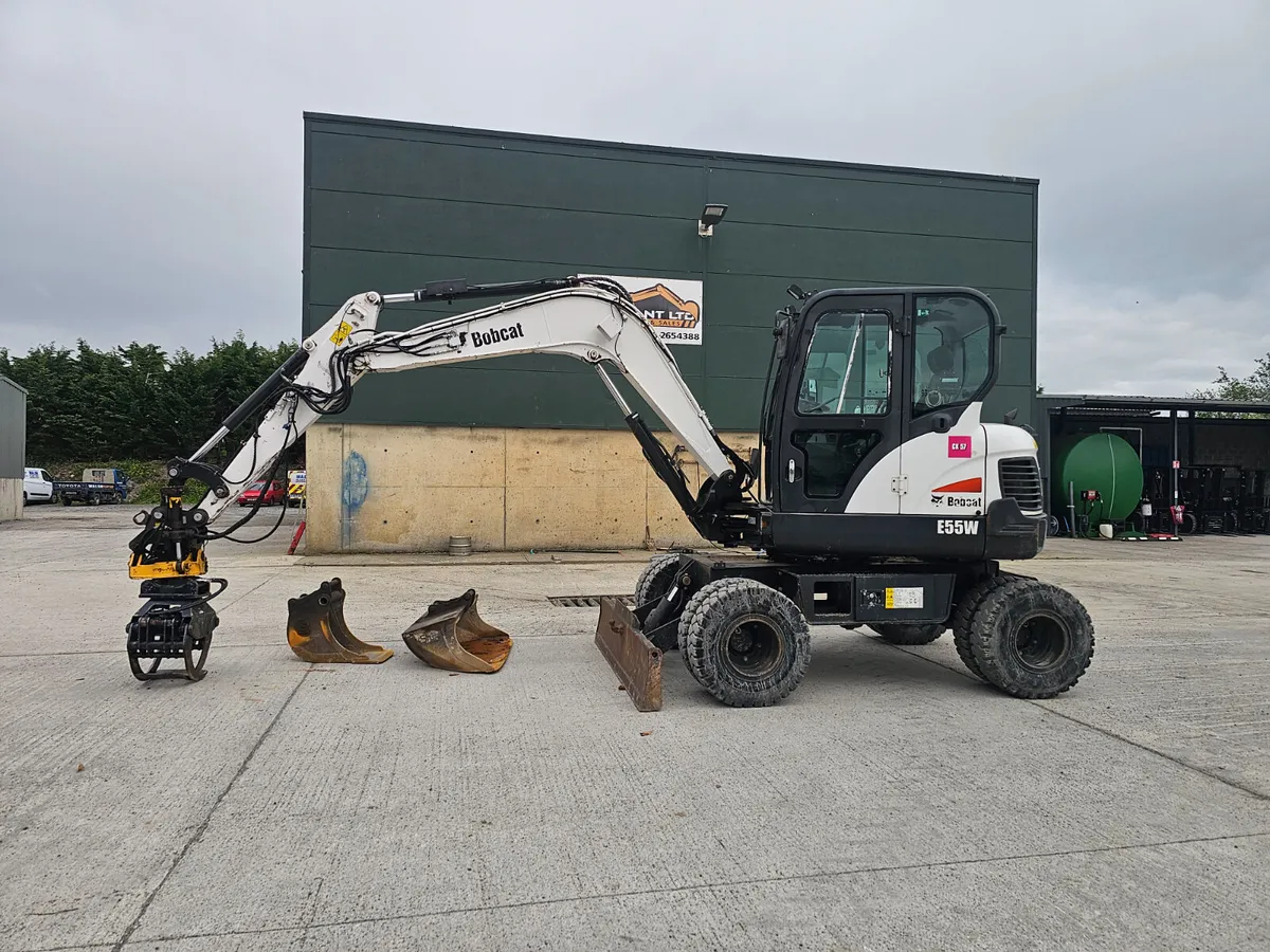 BOBCAT E55W  with Engcon - Image 1