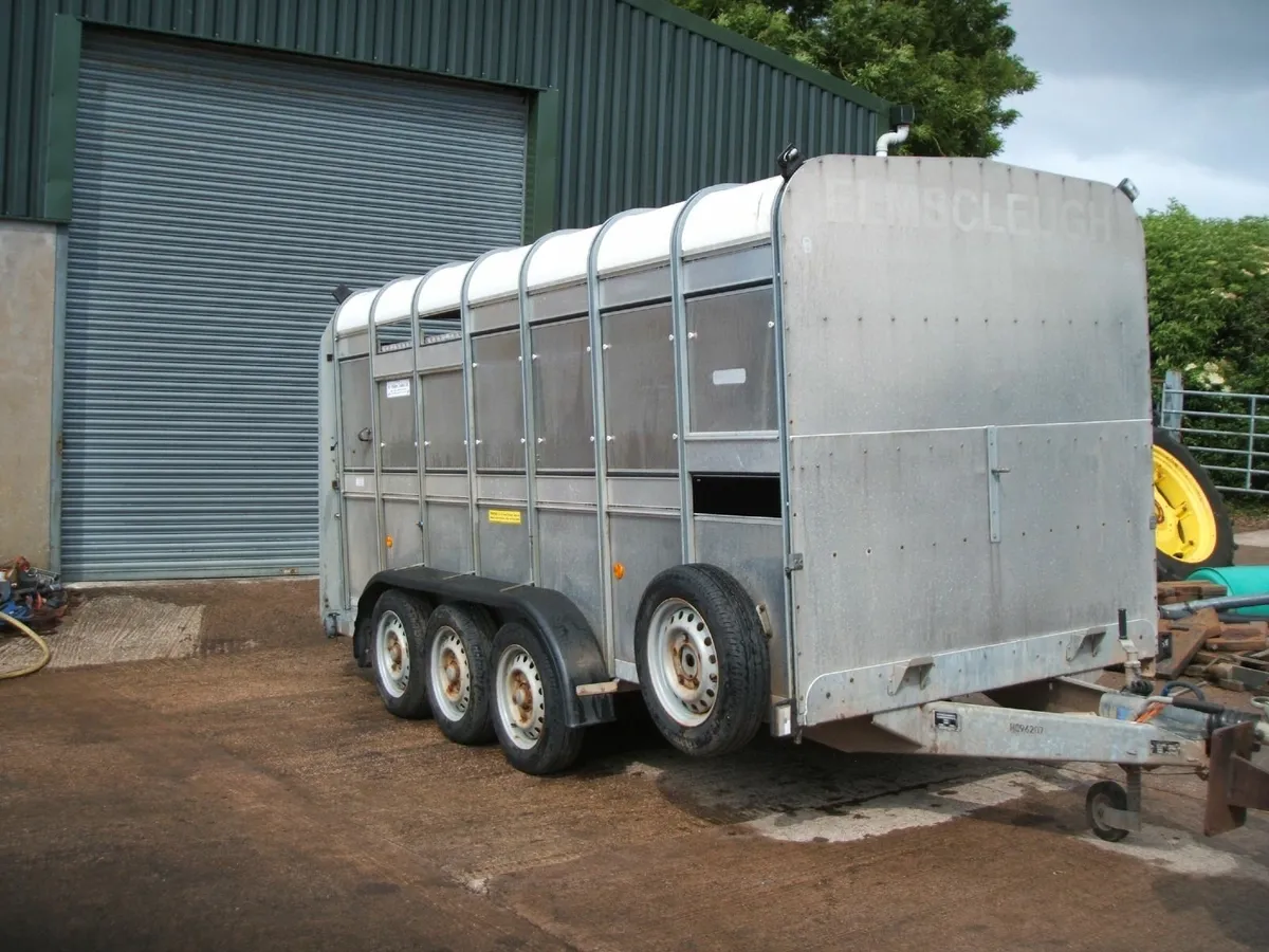 2018 Ifor Williams 14 ft x 5 x 9 with tank - Image 1