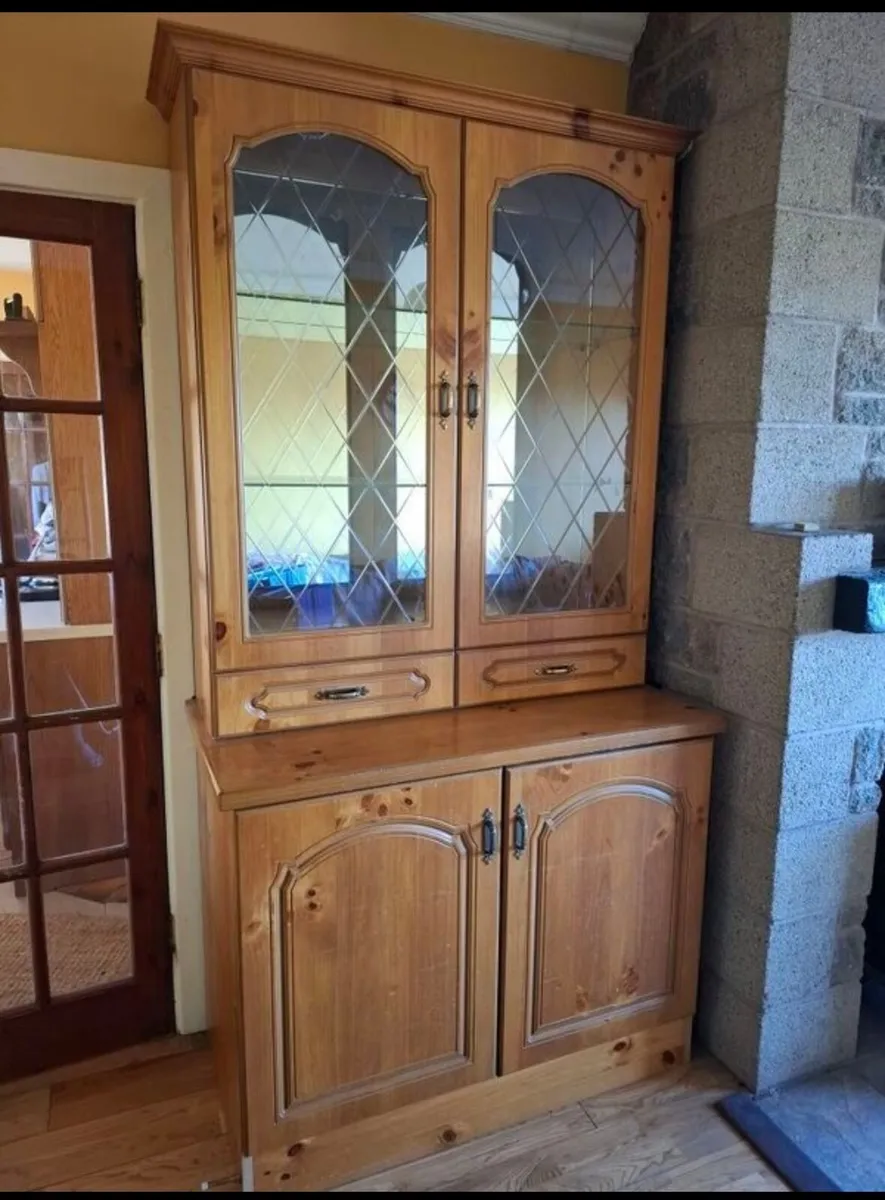 Pine Book Shelf / Trophy Cabinet - Image 1