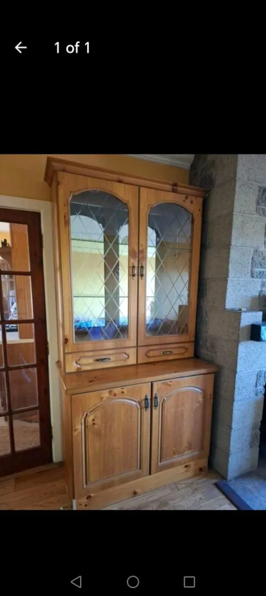 Pine Book Shelf / Trophy Cabinet - Image 2