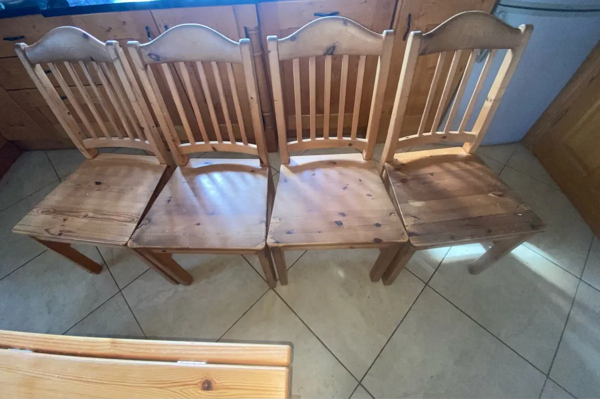 Oak Table + extra extension - Image 4