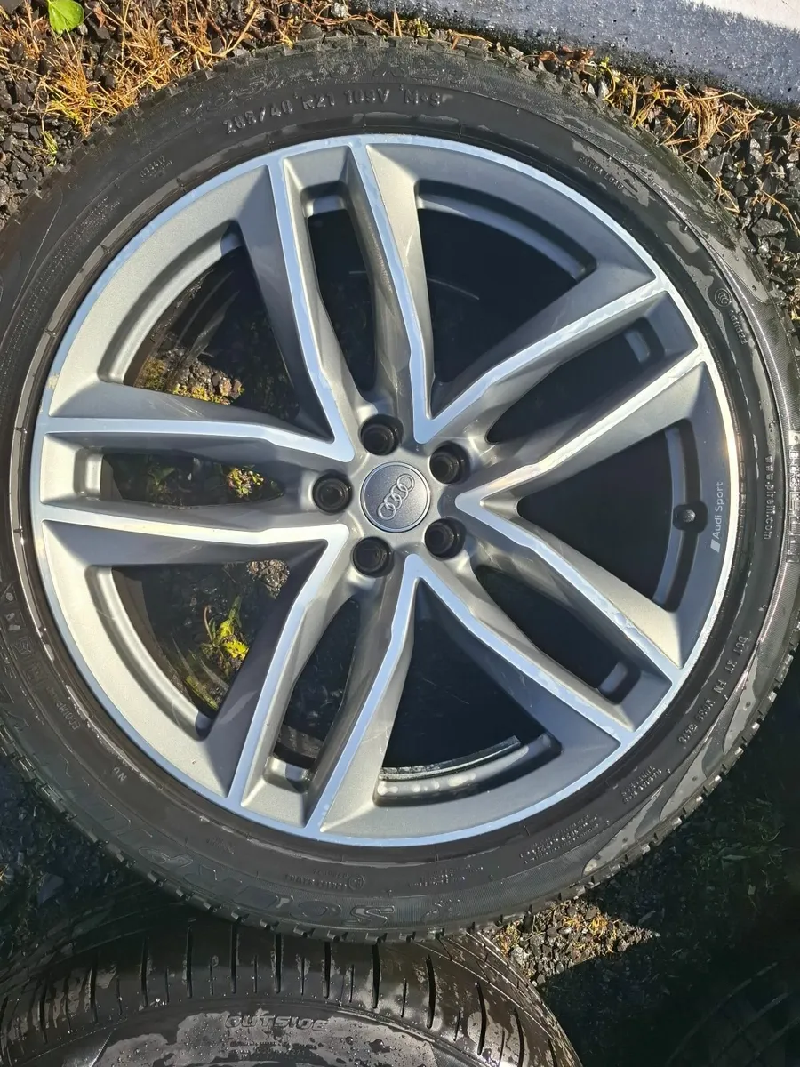 21" Genuine Audi SQ7, Q7 Audi Sport Alloys with ty - Image 2