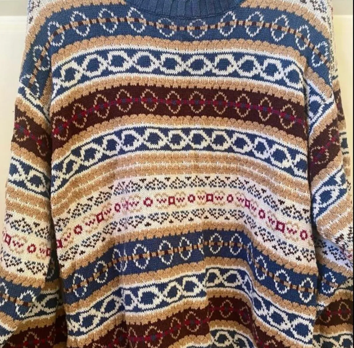 Vintage 90s Grunge Knit Jumper XL Oversized - Image 1