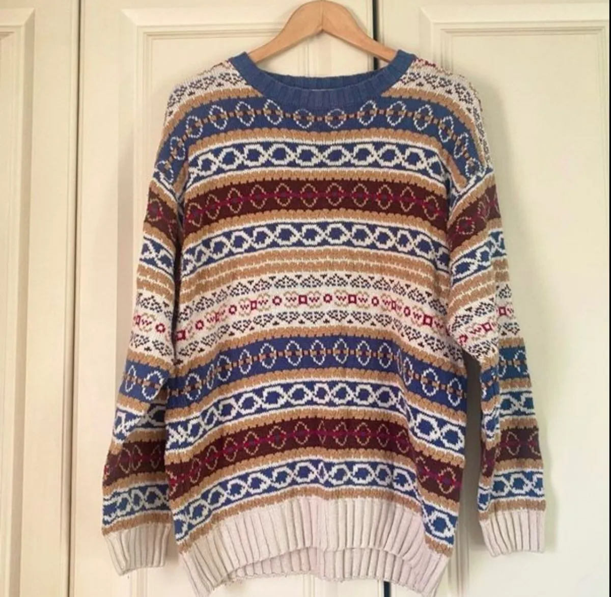 Vintage 90s Grunge Knit Jumper XL Oversized - Image 2