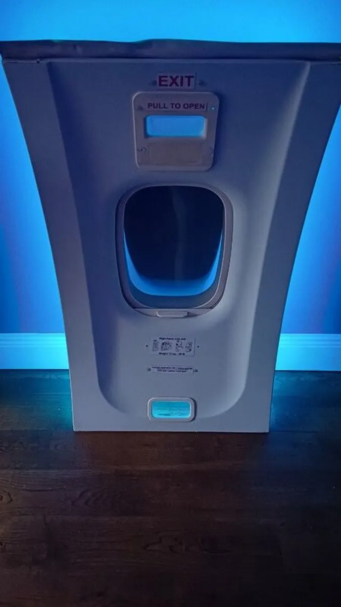 Upcycled ATR 72 Emergency Exit Window Illuminated Aviation Wall Art - Image 4