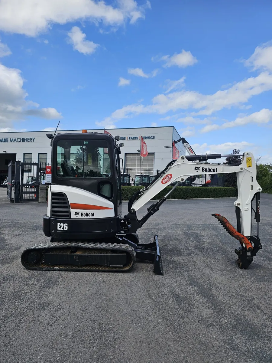 Bobcat E26 Mini Digger w/1800 hours - Image 4