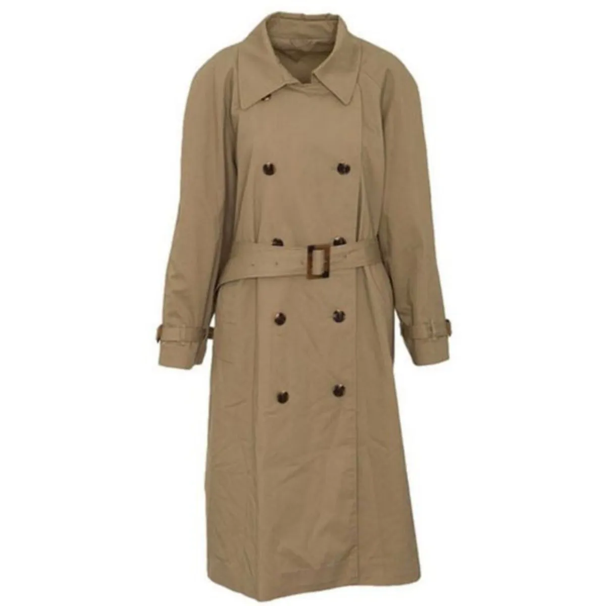 Pepe Jeans London Camel Trench Coat Size S - Image 1
