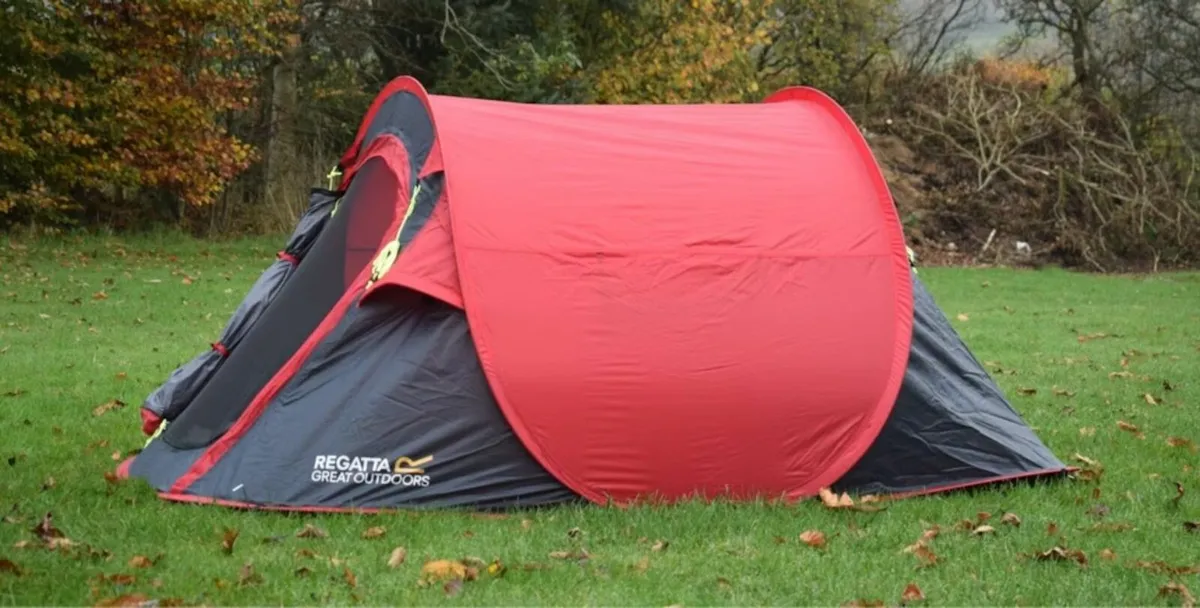 Malawi 2 Man Pop Up Red Tent - Image 1