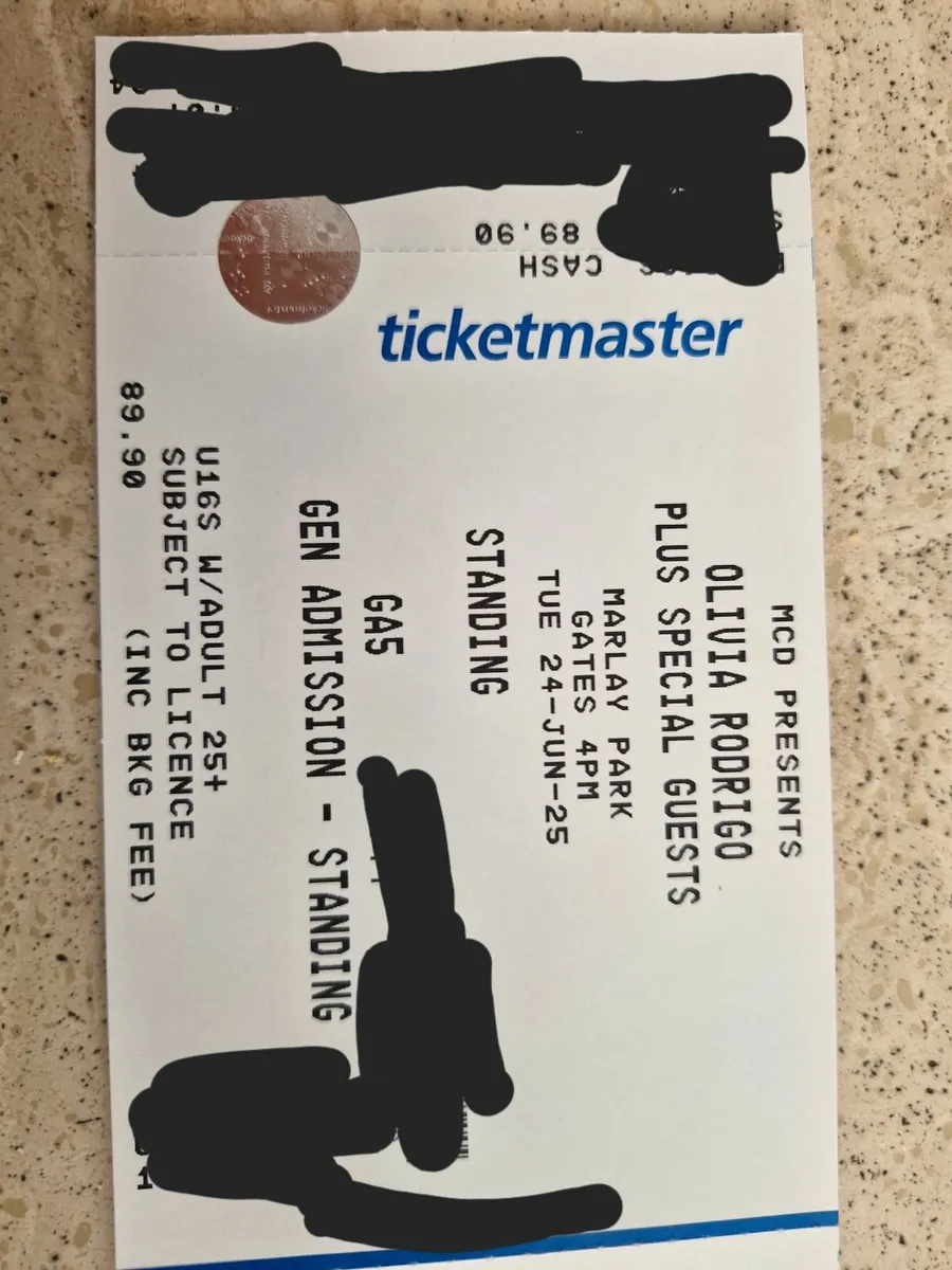 Olivia Rodrigo concert tickets - Image 2