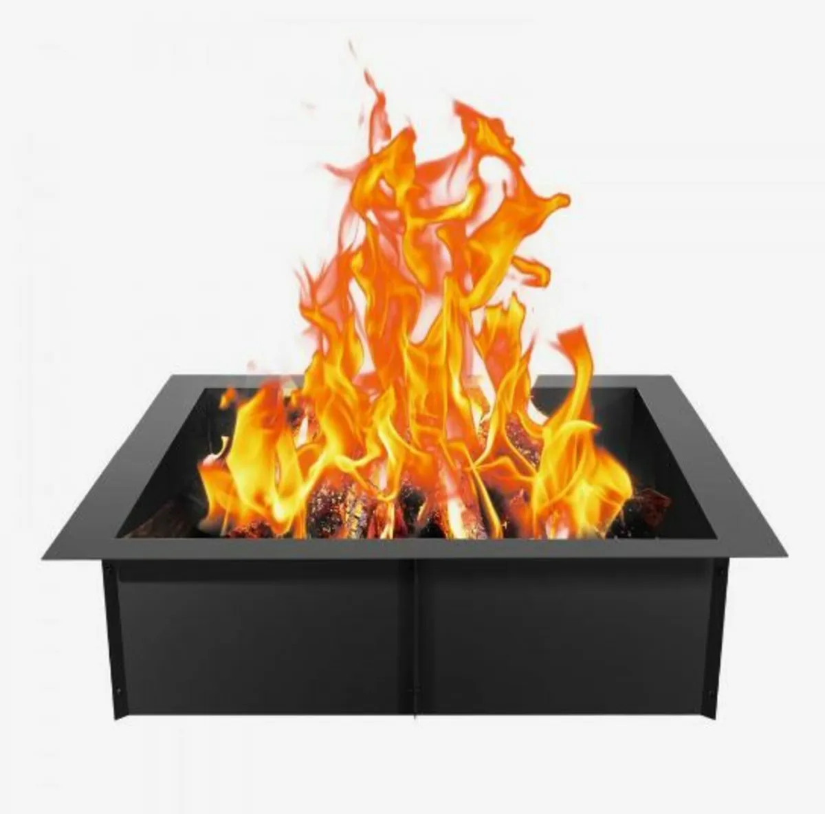 Fire Pit Ring Square 36x36 in Outer Steel - Image 1