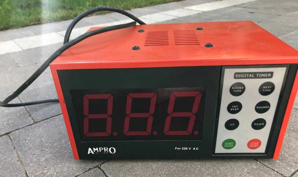 AMPRO Digital Interval Round Timer