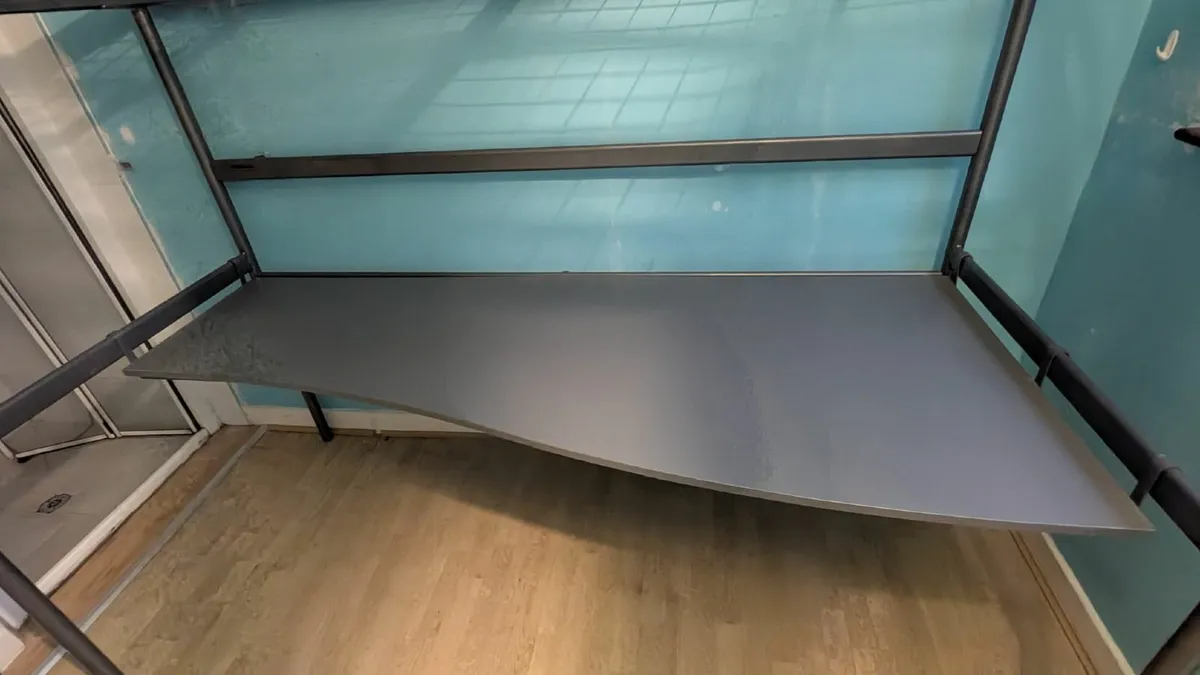 Loft bed with table - Image 3